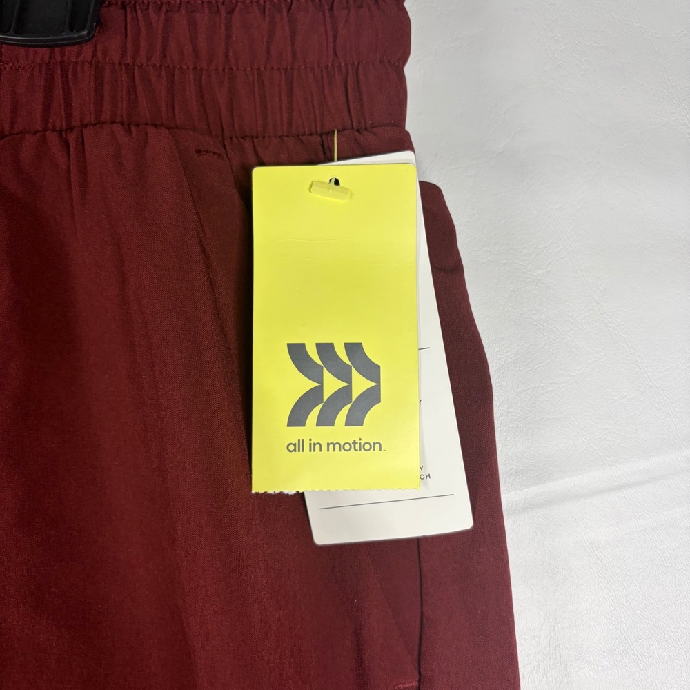 All in Motion Active Light Mid-Rise Jogger Maroon Red Large UPF 50+ New With Tag - Picture 13 of 15